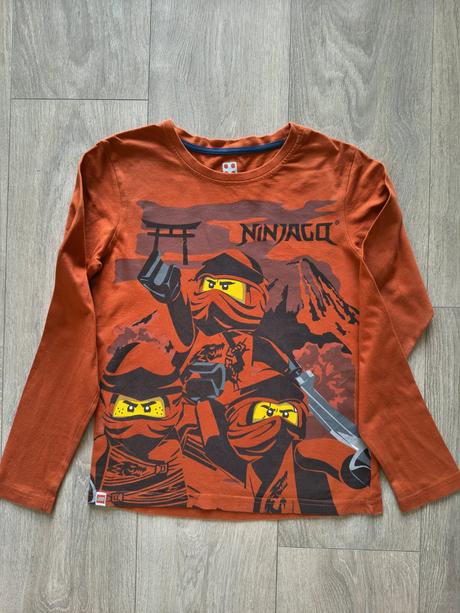 Detské tričko s dlhým rukávom ninjago, 140 cm, lego,140