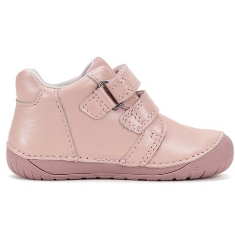 Detské kožené prechodné dd step topánky ružové, d.d.step,20 - 25