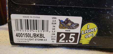 Chlapčenské svietiace tenisky velk. 34 skechers, skechers,34