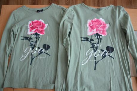 Tričká olivové - takko - v. 146/152 a 158/164, 152