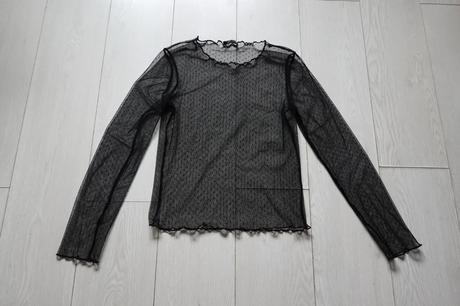 Transparentné tričko zara, zara,m