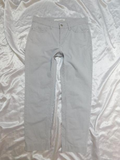 Damske kvalitne strečove 7/8 nohavice/rifle, 38