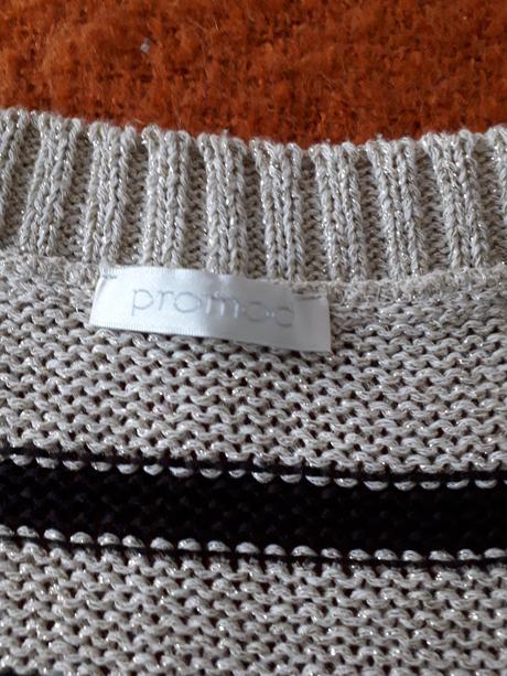 Pulover béžový, zn. promod - veľ. s, promod,s