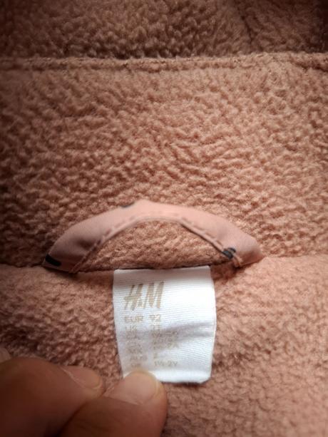 Zimný overal +rukavice, h&m,92