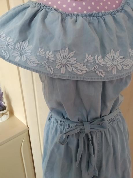 Dámsky letný denimovy overal, denim co,xl