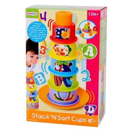 Edukačná hračka stack n sort cups, 