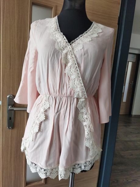 Kraťasový overal s/m, h&m,m