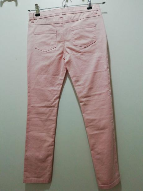 Ružové nohavice skinny, denim co,140