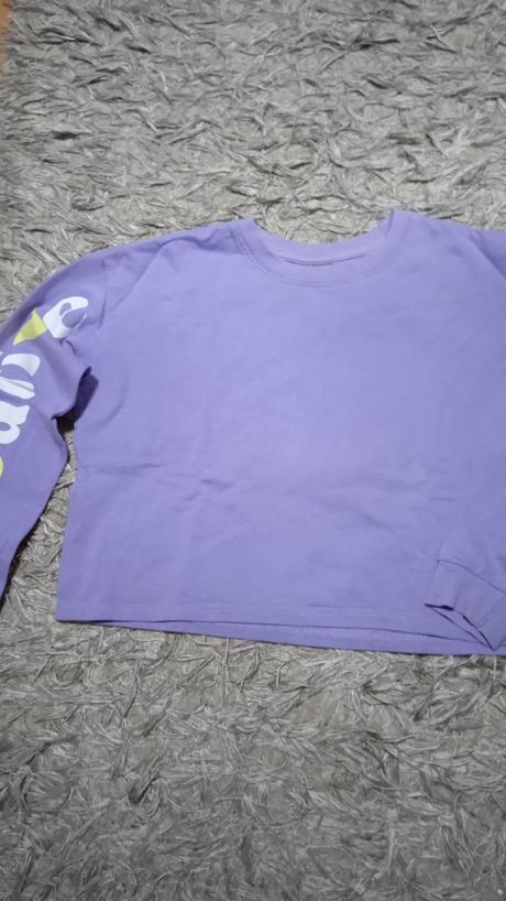 Mikina crop top 158-164, 158