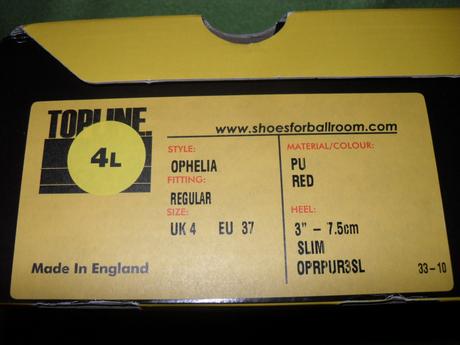 Tanečné topánky topline ophelia, 36