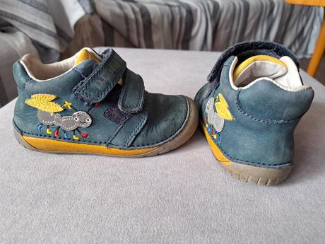 D.d.step barefoot jarné/jesenné kožené topánky, d.d.step,24