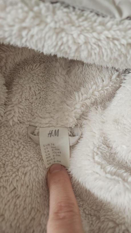 H&m zimný krémový overal, h&m,74
