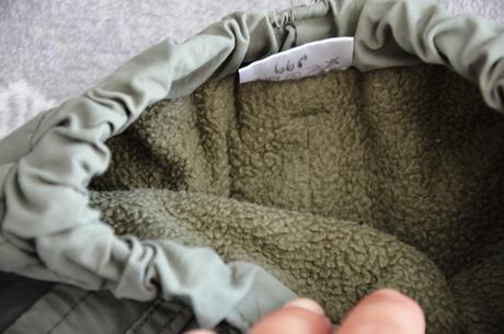 Zateplené olivové nohavice-80, 80