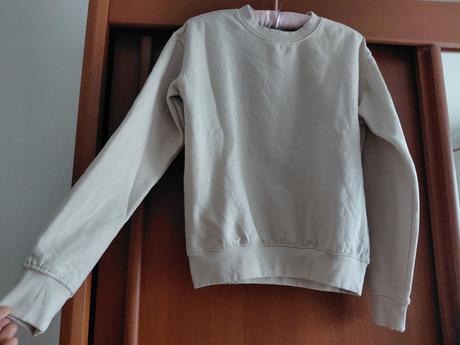 Biela mikina, h&m,xs