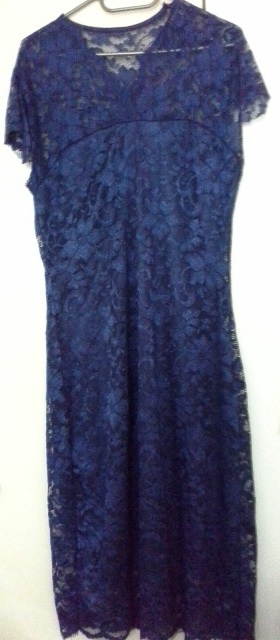 Čipkované elegantné šaty, xxxl