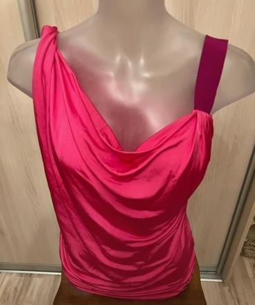 Cyklámenovo - ružové tričko, replay,m