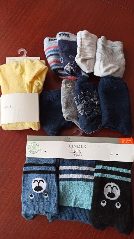 Ponožky + pančušky lindex, 22