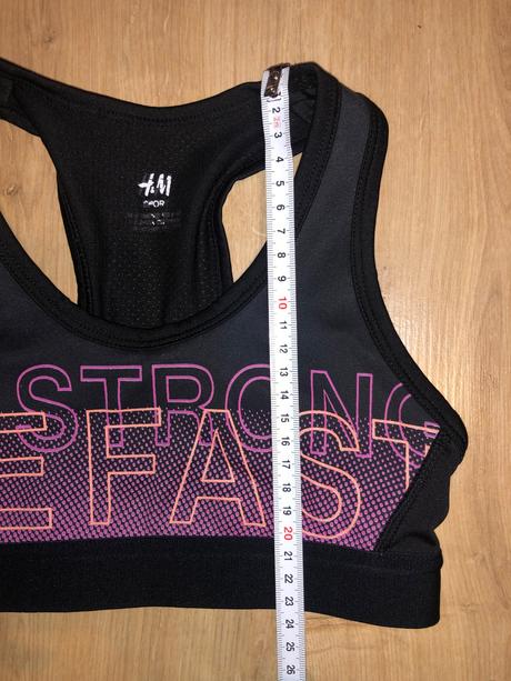 H&m športová podprsenka, h&m,128