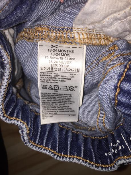 Riflové šortky, gap,92