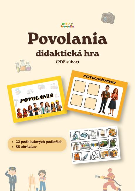 Povolania - didaktická hra, 