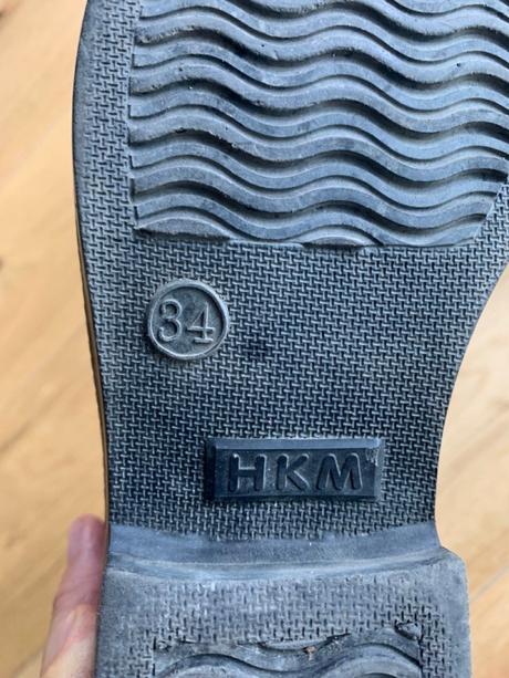 Kožené jazdecké topánky zn. hkm veľ. 34, 34