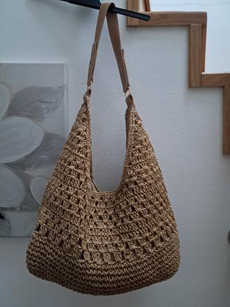 Letná háčkovaná taška cez rameno, 