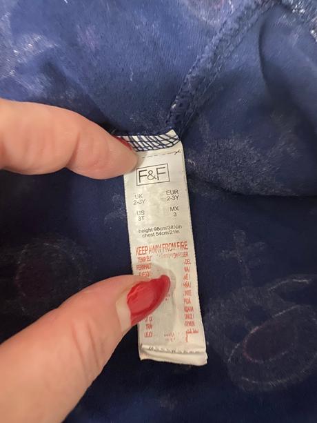 F&f vianočné šaty 2-3 roky, f&f,98