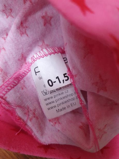 B1192 čiapka, hviezdičky, pinkie,68