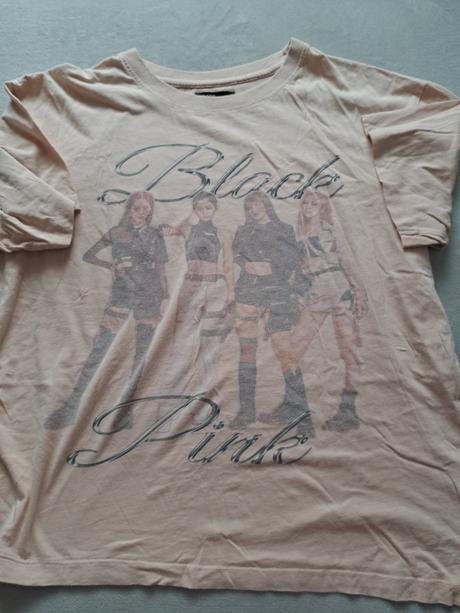 Tricka kr rukav black pink 10e, 152