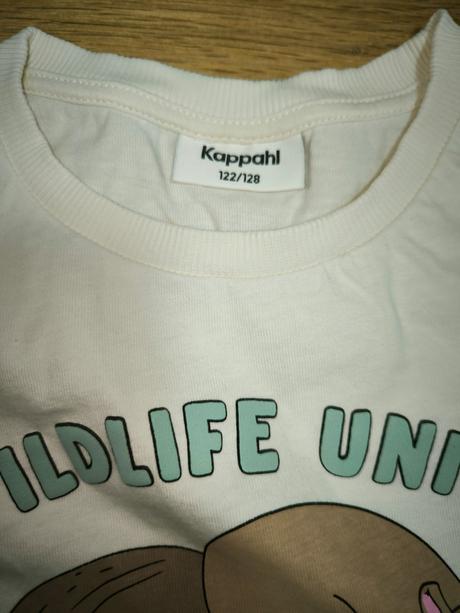 Kappahl mikina tričko biele s veveričkou, kappahl,122