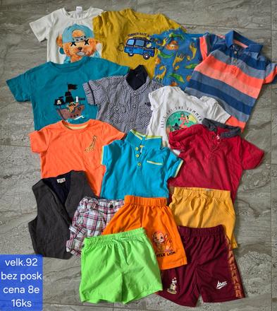 Balik letných veci chlapec velkost 92, 86–98