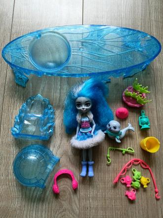 Enchantimals - snowy valley - fishing friends, 