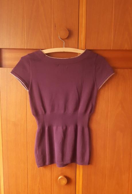 Bavlnený pulóver s krátkym rukávom, orsay,s