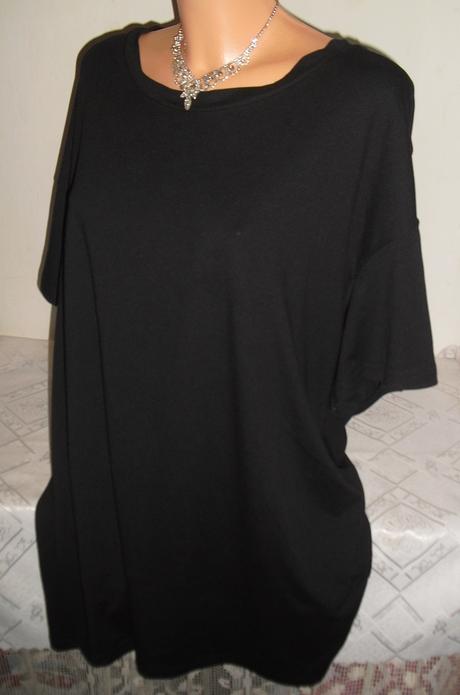 Shein s nebeskymi kridielkami bavlneny top, xxxl