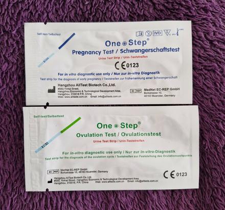 Ovulačné a tehotenské testy - 0,40/kus, 