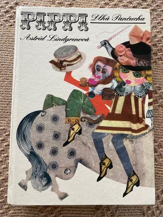 Krásna stará kniha pippi dlhá pančucha lindgr,