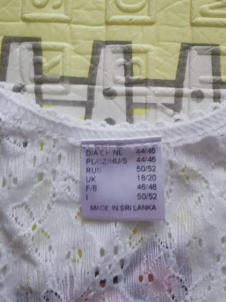 Čipkované tričko, bonprix,46