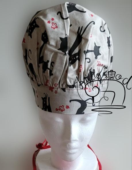 Kuchárska čiapka detská,na suchý zips- rôzne,