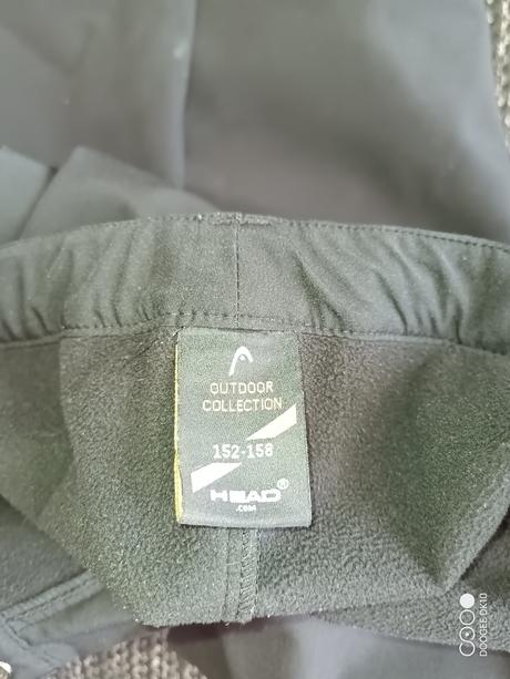 Softshellové lyžiarske nohavice, 152