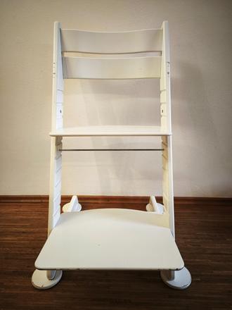 Detská rastúca stolička jitro biela, 