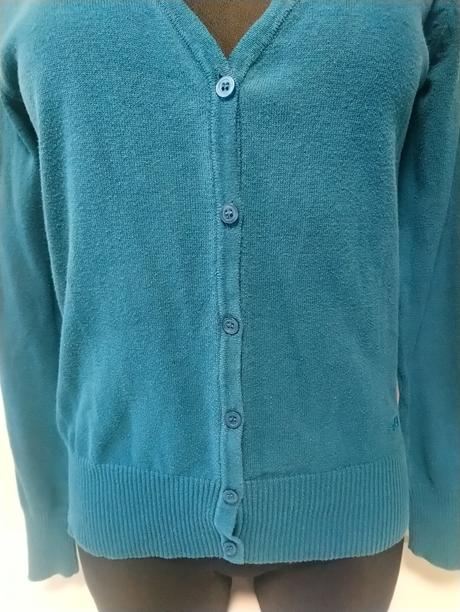 Dámsky modrý tenký sveter, flash lights, s