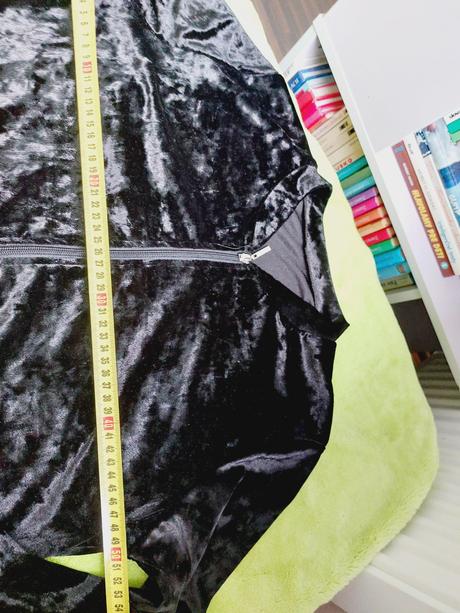 Tenká velurova mikina, m