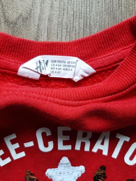Vianocna mikina h&m, h&m,110