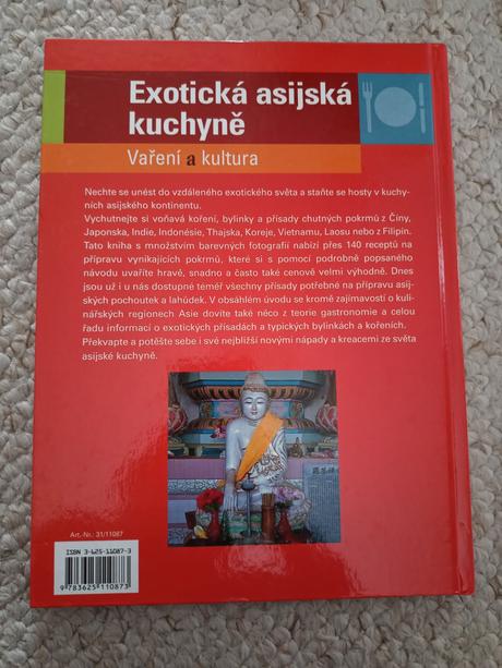 Kniha exotická ázijská kuchyňa, 