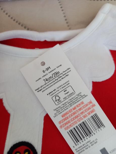 Oblečenie na vianoce f&f 74, 74