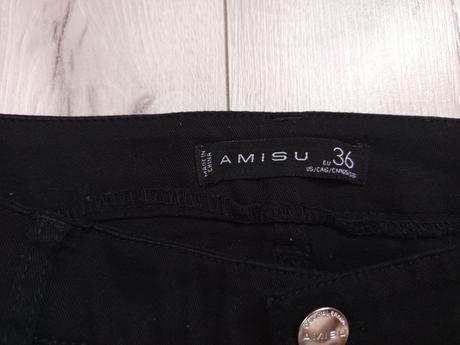 Riflové čierne kraťasy, amisu,36