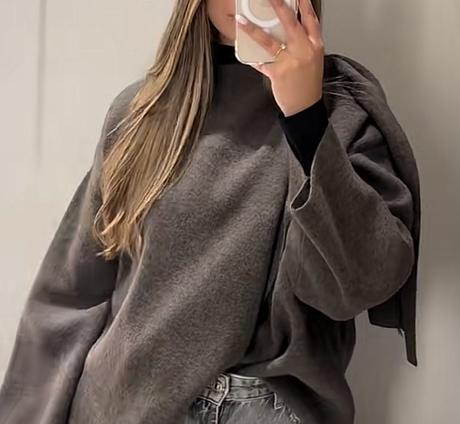 Zara trendy pončo, zara,l