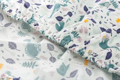 Sensillo bavlnená plachta s potlačou 60x120cm zvie, šírka (cm): 60,dĺžka (cm): 120