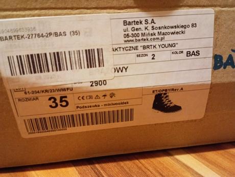 Bartek kožená trekova obuv, bartek,35