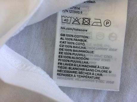 H&m bavlnené tričko vel.xs, h&m,xs